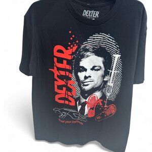 Black Dexter Graphic T-Shirt | TV Series Tee | S–XL